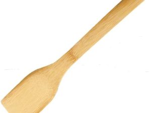 Wooden/Bamboo Kitchen Utensils Set & Kitchen Gadgets, Kitchen Essentials Cooking Utensils, Spatulas, Spoons and Crepe Spreader (1ct 12" Flat Spatula Kitchen Tools)