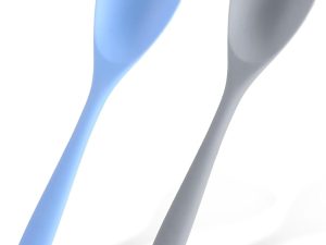 2 Pcs 11.5inch Silicone Spatulas, Silicone Heat Resistant Non-Stick Scrapers, Flexible Cooking Spoon for Baking, Mixing, Cooking
