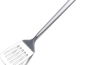 Stainless Steel Spatulas,  Slotted Turner, Metal Turner For Cooking, Kitchen For Nonstick Cookware, Barbecue Spatulas, Dishwasher Safe, Easy to Clean